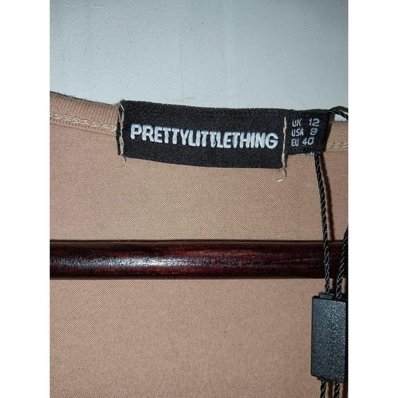 NWT Maternity Chocolate brown Minimalist dress by Pretty Little Thing. Size 8 - Picture 5 of 5